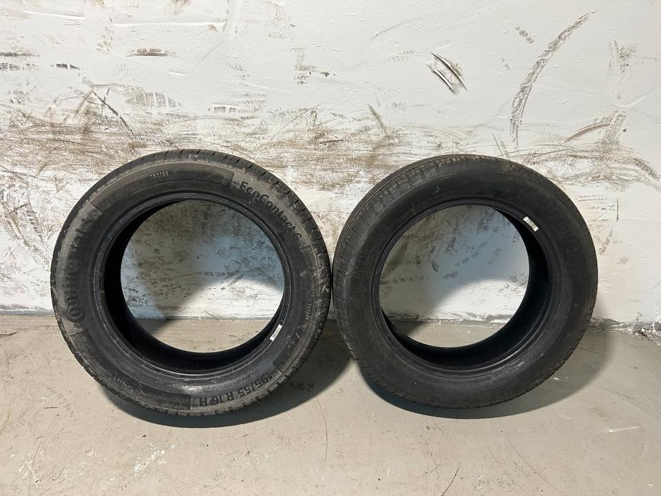2x Continental EcoContact 6 Sommerreifen 195/55 R16 87H
