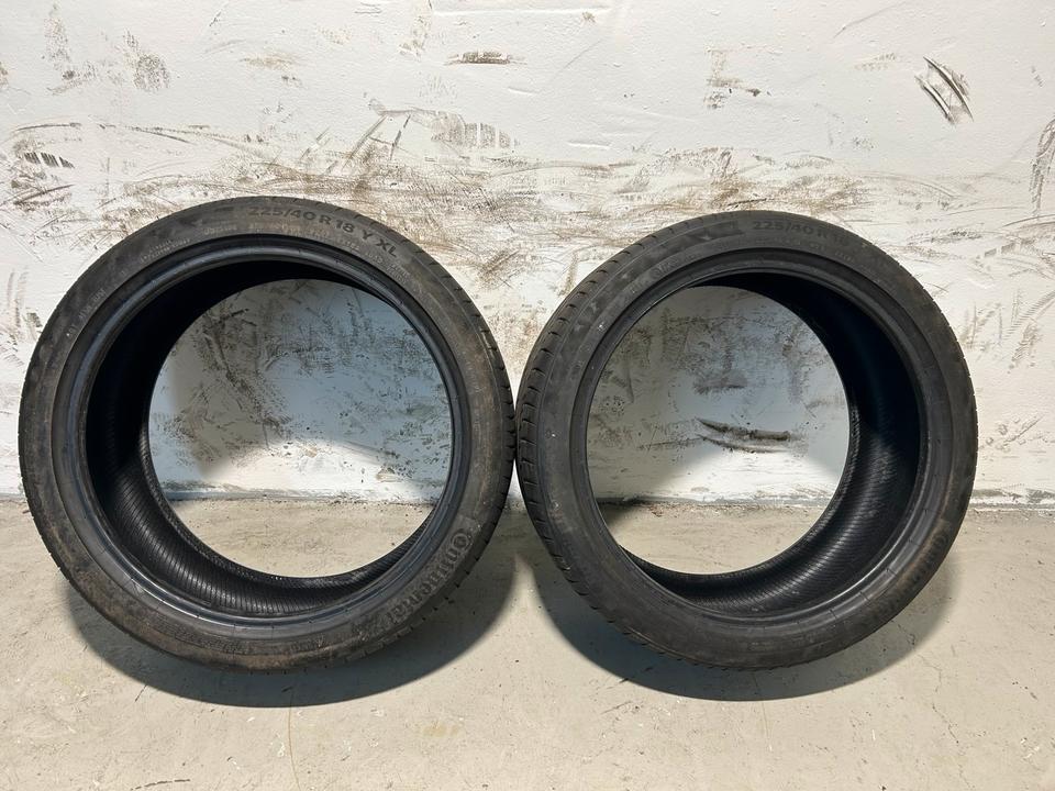 2x Continental 225/40 R18 92Y Sommerreifen
