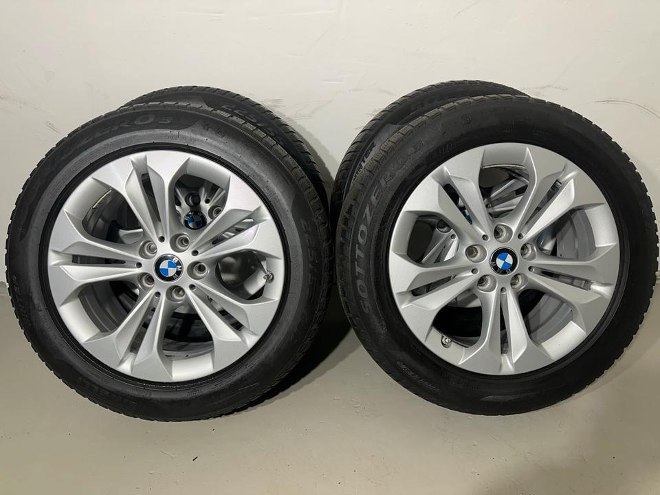 Org. BMW X1/X2 17 Zoll Alu mit Pirelli Winterreifen 225/55 R17