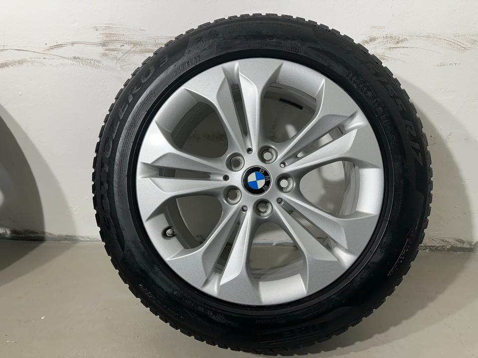 Org. BMW X1/X2 17 Zoll Alu mit Pirelli Winterreifen 225/55 R17
