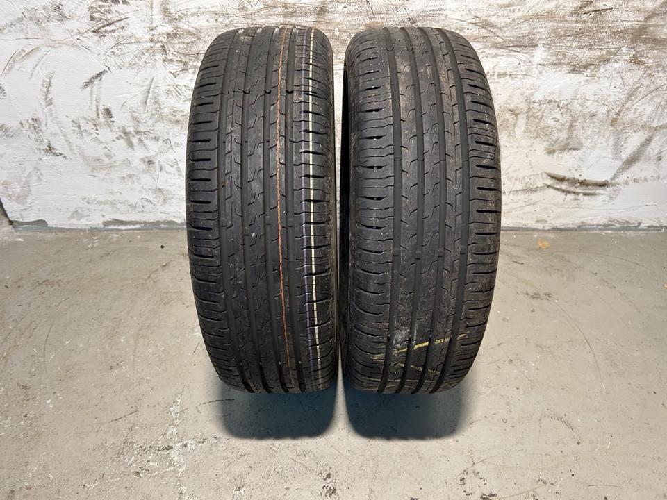 2x Continental EcoContact 6 Sommerreifen 205/60 R16 92H · Profil ca. 5–6 mm · DOT 2023