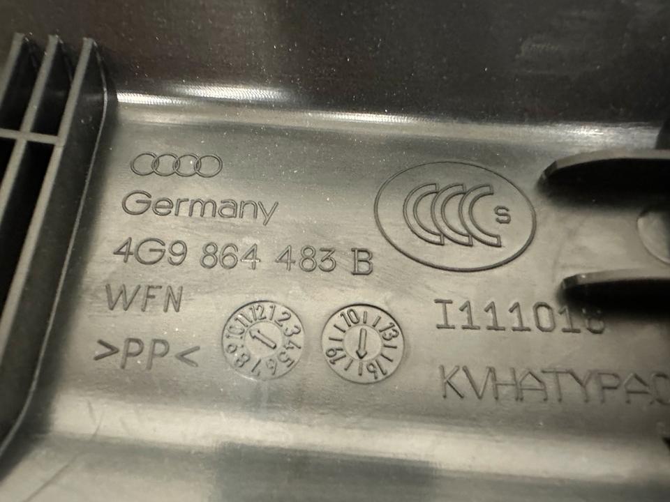 Original Audi A6 4G C7 Ladekantenabdeckung 4G9864483