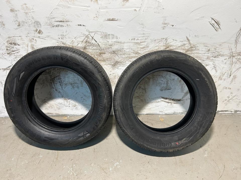4x Continental EcoContact 6 Sommerreifen 205/60 R16 92H · Profil ca. 6–7 mm · DOT 2022–2024