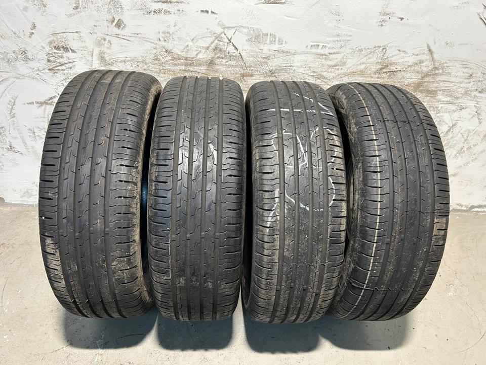 4x Continental EcoContact 6 Sommerreifen 205/60 R16 92H · Profil ca. 6–7 mm · DOT 2022–2024