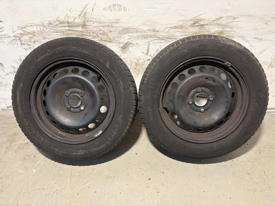 4x Stahlfelgen 185/65 R15 88T Winterreifen