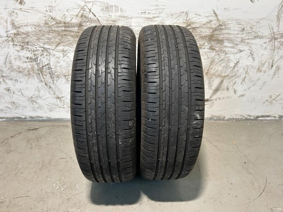 2x Continental EcoContact 6 Sommerreifen 205/60 R16 92H · Profil ca. 6 mm · DOT 2021