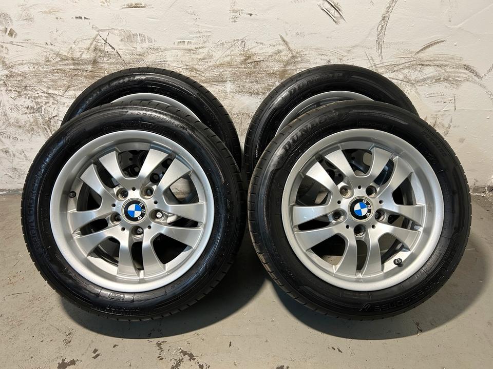 BMW Sommerräder 205/55 R16 91V – Alufelgen · Profil ca. 4–6 mm