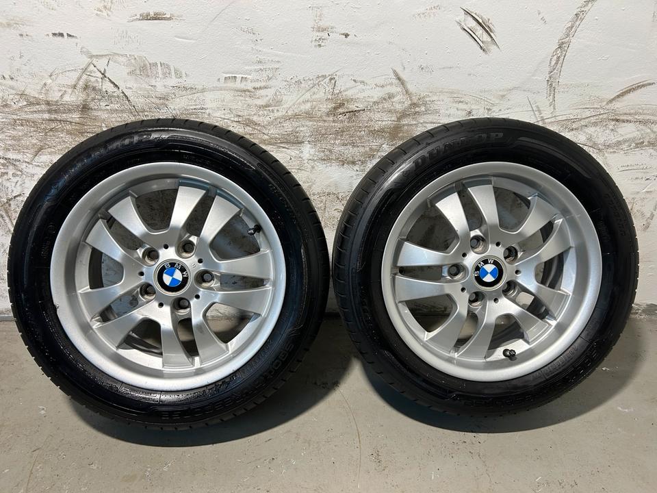 BMW Sommerräder 205/55 R16 91V – Alufelgen · Profil ca. 4–6 mm