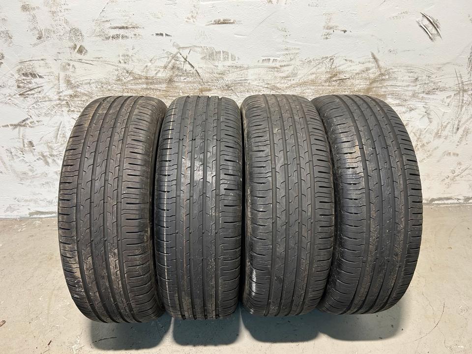 4x Continental EcoContact 6 Sommerreifen 205/60 R16 92H · Profil ca. 5–6 mm · DOT 2023–2024