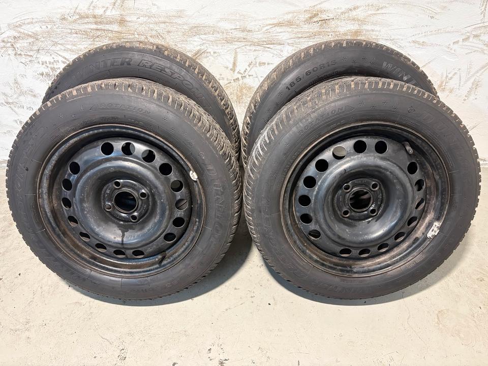 VW Polo Seat Ibiza Skoda Fabia Dunlop Winterreifen 185/60 R15 88T