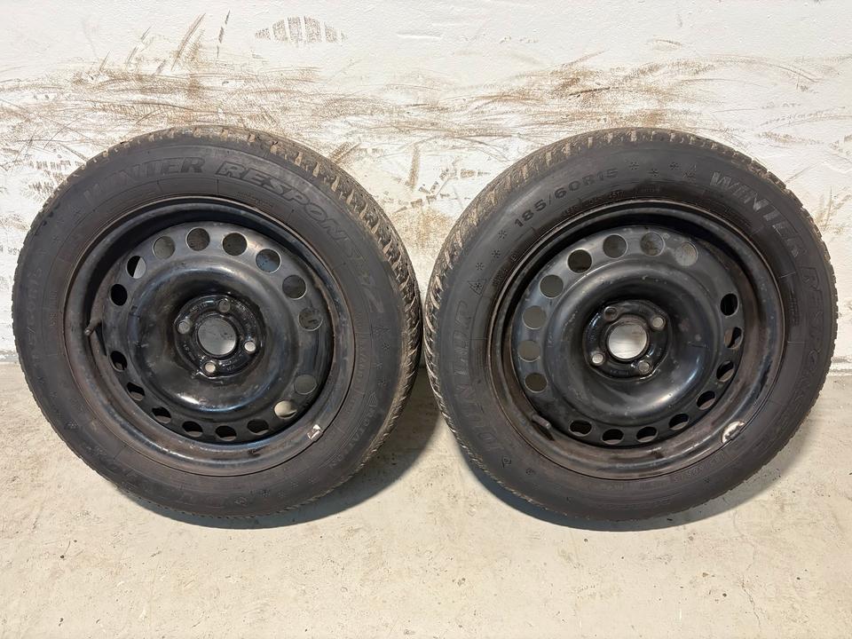 VW Polo Seat Ibiza Skoda Fabia Dunlop Winterreifen 185/60 R15 88T