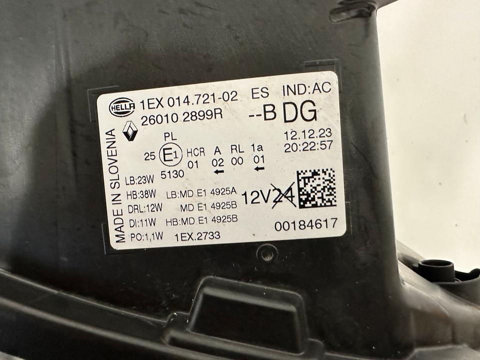 Renault Trafic III LED Scheinwerfer rechts Facelift 260102899R