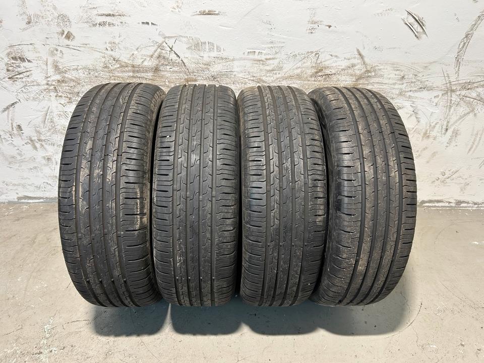 4x Continental EcoContact 6 Sommerreifen 205/60 R16 92H · Profil ca. 5–6 mm · DOT 2022–2024